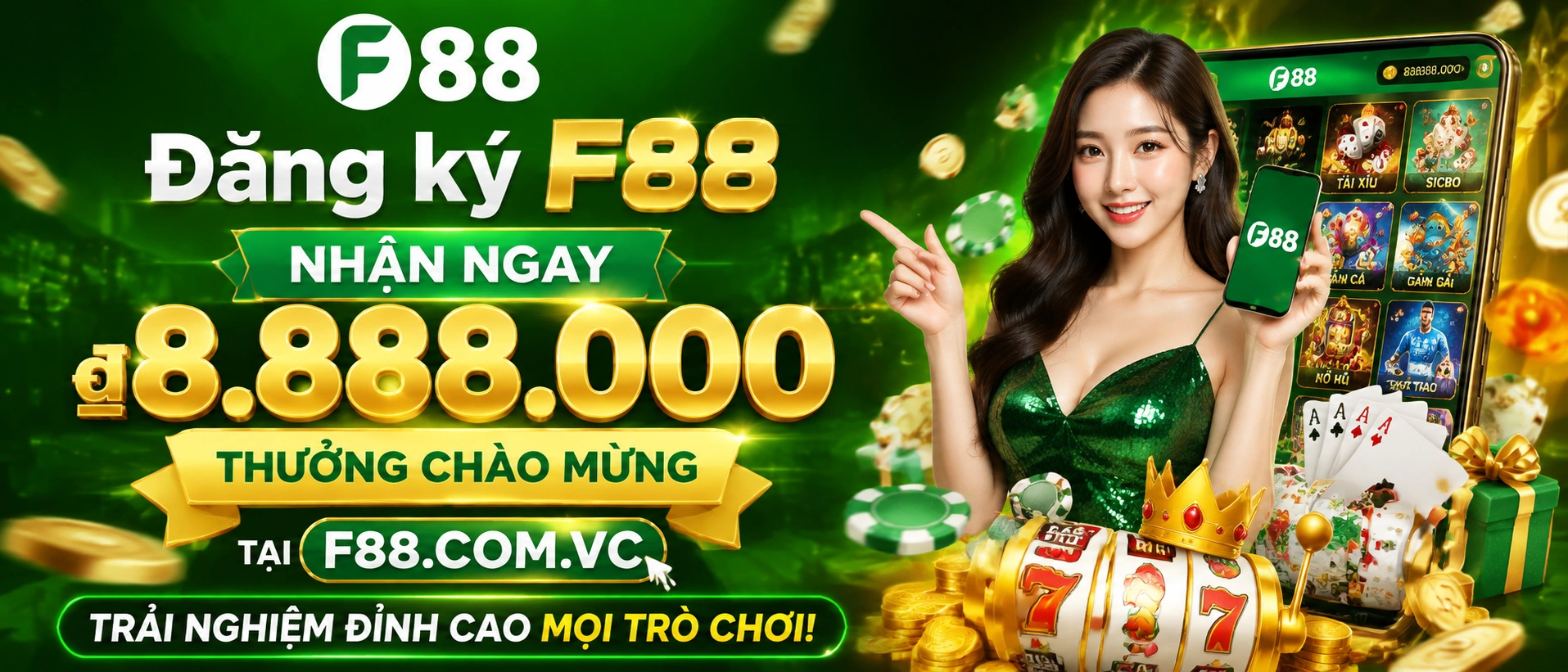 f88 casino online giao diện trang chủ